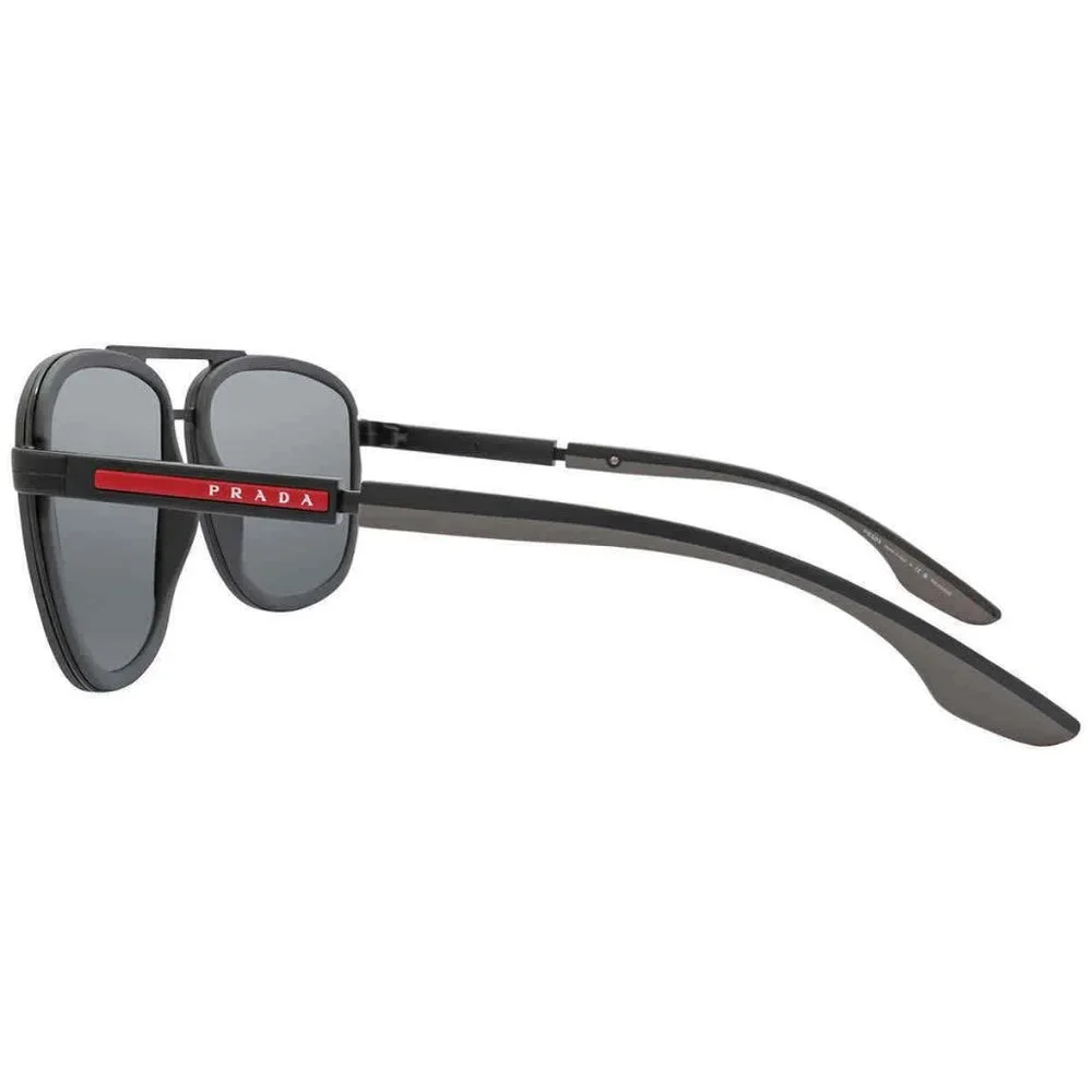 🔥Prada Mirror Silver Pilot Men's Sunglasses - Picture 3 of 4
